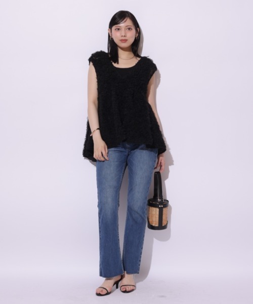 Mystrada（マイストラーダ）の「スリムフレアデニム（その他パンツ