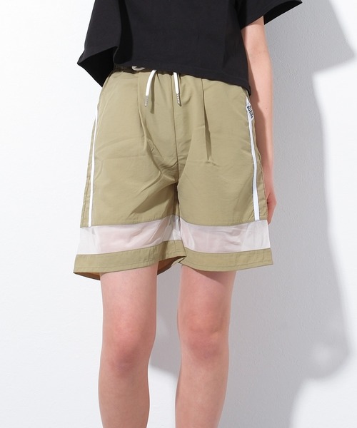 RiCO SUCRE（リコシュクレ）の「【水陸両用】メッシュ切替ショートパンツ（その他パンツ・キッズ・ブラック/ピンク/カーキ/オフホワイト・165/140/150/160/130）」の3枚目の写真