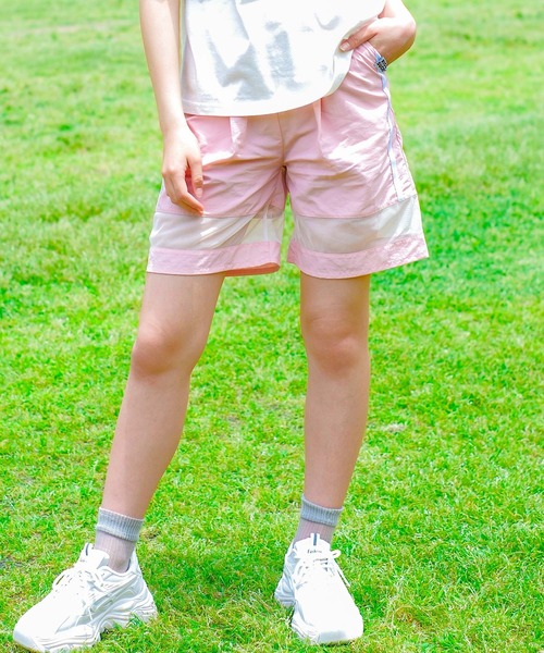 RiCO SUCRE（リコシュクレ）の「【水陸両用】メッシュ切替ショートパンツ（その他パンツ・キッズ・ブラック/ピンク/カーキ/オフホワイト・165/140/150/160/130）」の4枚目の写真