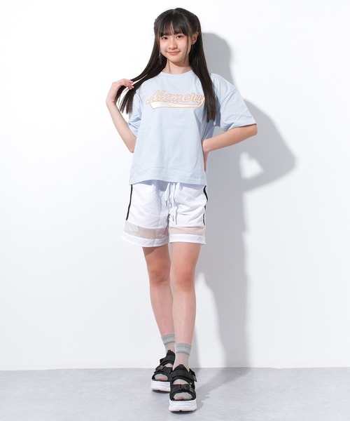 RiCO SUCRE（リコシュクレ）の「【水陸両用】メッシュ切替ショートパンツ（その他パンツ・キッズ・ブラック/ピンク/カーキ/オフホワイト・165/140/150/160/130）」の14枚目の写真