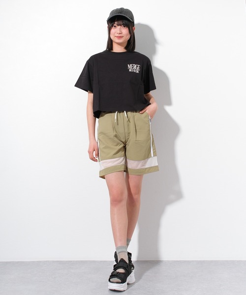 RiCO SUCRE（リコシュクレ）の「【水陸両用】メッシュ切替ショートパンツ（その他パンツ・キッズ・ブラック/ピンク/カーキ/オフホワイト・165/140/150/160/130）」の17枚目の写真