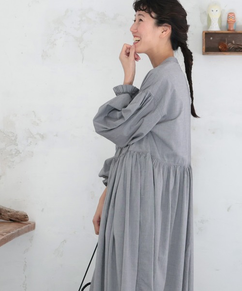 soulberry（ソウルベリー）の「はいいろフクロウのワンピース（ワンピース・レディース・グレー・M/L/LL/3L/4L/5L）」の17枚目の写真