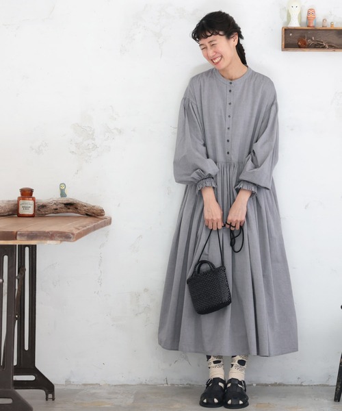 soulberry（ソウルベリー）の「はいいろフクロウのワンピース（ワンピース・レディース・グレー・M/L/LL/3L/4L/5L）」の16枚目の写真