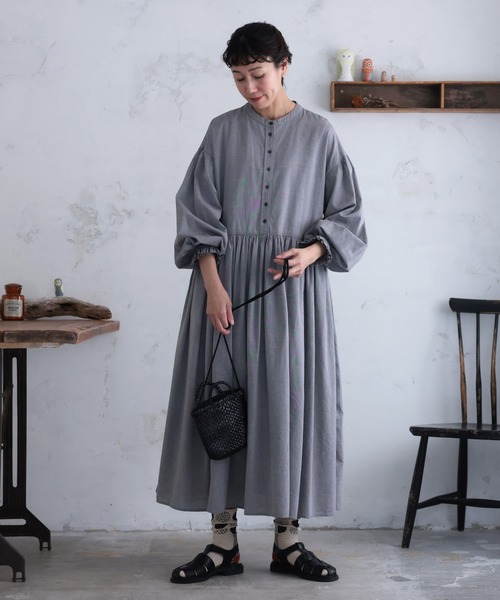 soulberry（ソウルベリー）の「はいいろフクロウのワンピース（ワンピース・レディース・グレー・M/L/LL/3L/4L/5L）」の8枚目の写真