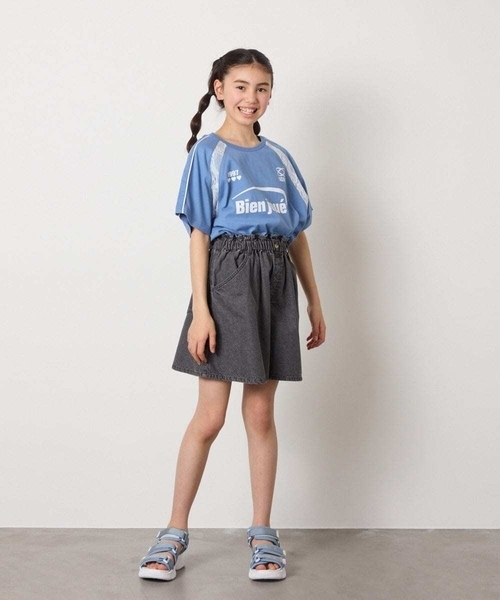 a.v.v（アーヴェヴェ）の「[20-23cm][マジックテープで簡単]軽量厚底スポサン（サンダル・キッズ・ブラック/ダークインディゴブルー・23/22/20/21）」の16枚目の写真