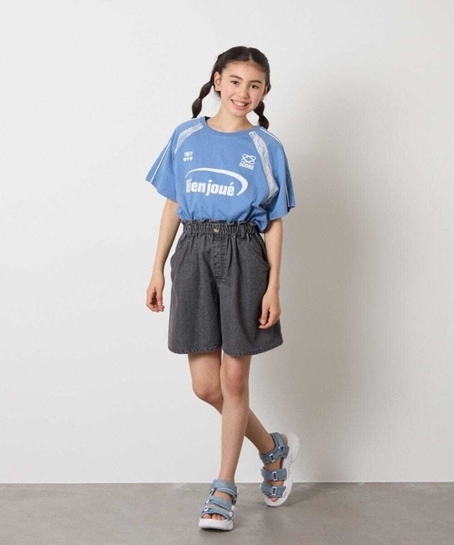 a.v.v（アーヴェヴェ）の「[20-23cm][マジックテープで簡単]軽量厚底スポサン（サンダル・キッズ・ブラック/ダークインディゴブルー・23/22/20/21）」の17枚目の写真