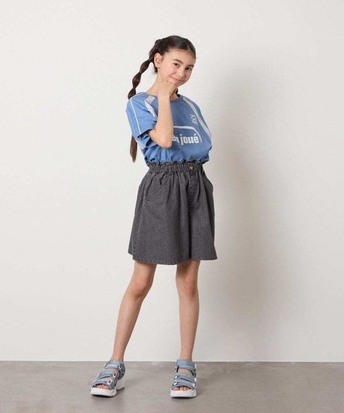 a.v.v（アーヴェヴェ）の「[20-23cm][マジックテープで簡単]軽量厚底スポサン（サンダル・キッズ・ブラック/ダークインディゴブルー・23/22/20/21）」の18枚目の写真