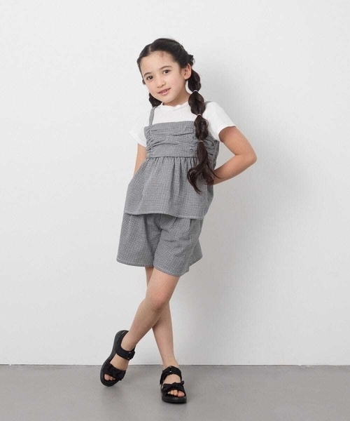 a.v.v（アーヴェヴェ）の「[20-23cm][マジックテープで簡単]軽量厚底スポサン（サンダル・キッズ・ブラック/ダークインディゴブルー・23/22/20/21）」の22枚目の写真