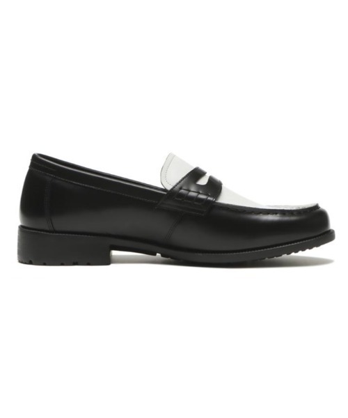 Hawkins（ホーキンス）の「HAWKINS ホーキンス OLIVER LOAFER オリバーローファー HL61002 BLACK/WHITE（ローファー・メンズ・ブラック・8/10/9/7/7h/8h/9h/6h/11）」の5枚目の写真