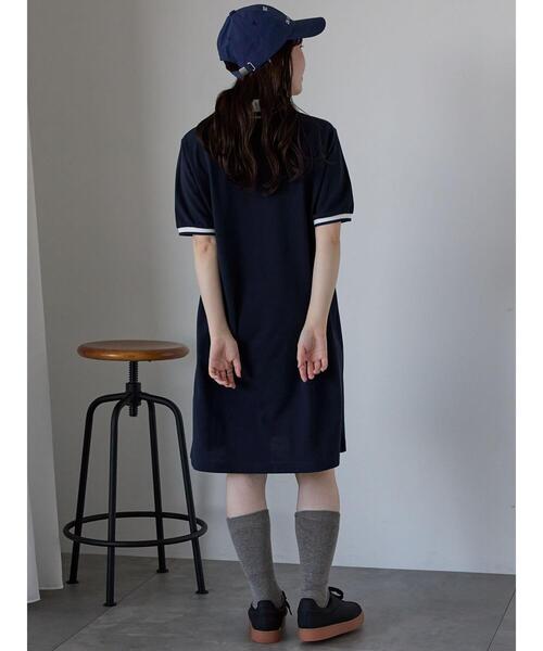 ehka sopo（エヘカソポ）の「ポロミニワンピース（ワンピース・レディース・グリーン/レッド/ネイビー・F）」の9枚目の写真
