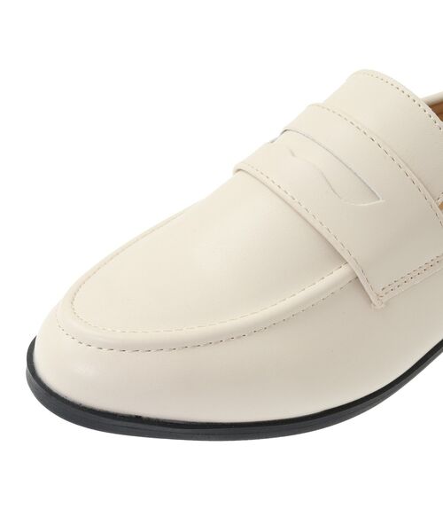 HOBBS37.5アイボリーローファー セール】ベーシックローファー（ローファー）｜AMERICAN HOLIC