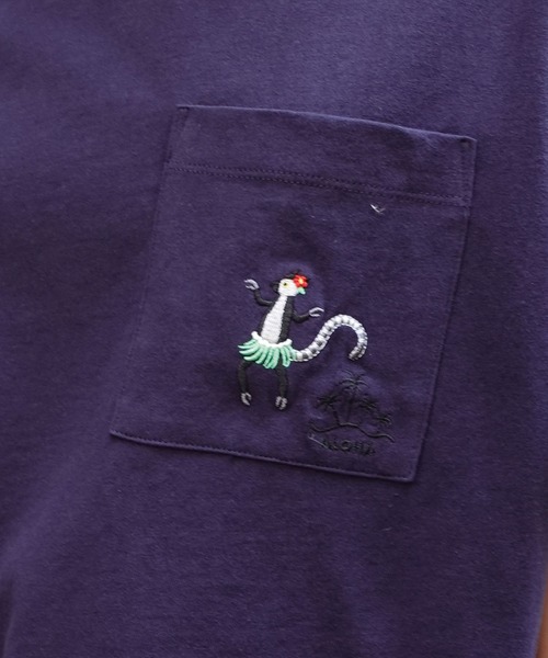 CORNERS（コーナーズ）の「アニマル刺繍Tシャツ（Tシャツ/カットソー・レディース・ブラウン/ピンク/ネイビー/ホワイト/ミント/グレイッシュベージュ・FREE）」の14枚目の写真