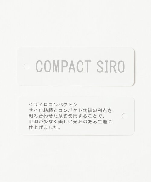 notch.(ノッチ)の「サイロコットンTシャツ(Tシャツ/カットソー・レディース・ネイビー/ベージュ/ホワイト/ブラック・M)」の5枚目の写真