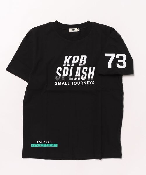 KP BOY（ケーピーボーイ）の「ロゴプリント 半袖Ｔシャツ（Tシャツ/カットソー・キッズ・イエロー/ブルー/ホワイト/ブラック・120cm/130cm/140cm/150cm/160cm）」の6枚目の写真