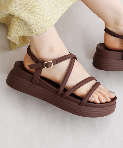 HIMIKO（ヒミコ）の「【HIMIKO】【WEB限定】ナローストラップサンダル/651250（サンダル・レディース・グレー/ブラック/ブラウン・LARGE/MEDIUM/SMALL/X-SMALL/XX-LARGE/X-LARGE）」の16枚目の写真