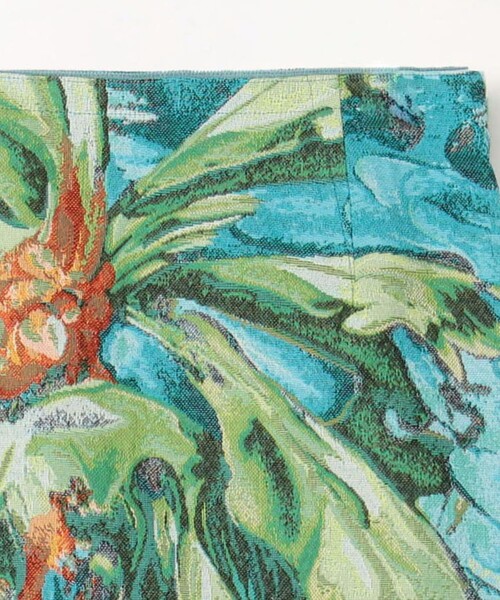 caban（キャバン）の「ランドスケープジャカード ミディラップスカート（スカート・レディース・グリーン系その他・FREE）」の4枚目の写真