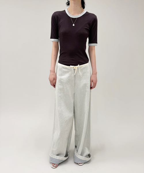EDIT.FOR LULU - EVERYDAY I LIKE.×EDIT. FOR LULU】シアークロップド everyday*LULUクロップドラッシュガード（Tシャツ／カットソー