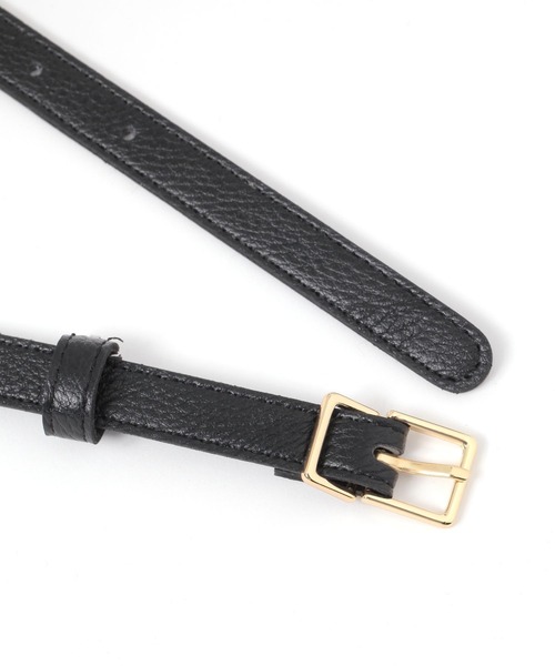 Elura（エルーラ）の「細フェイクレザーベルト/571562（ベルト・レディース・ブラック/ベージュ/ブラウン・ONE SIZE）」の10枚目の写真