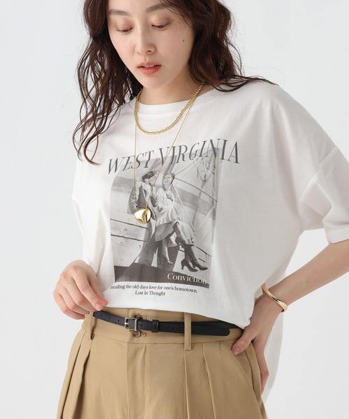 Elura（エルーラ）の「細フェイクレザーベルト/571562（ベルト・レディース・ブラック/ベージュ/ブラウン・ONE SIZE）」の6枚目の写真