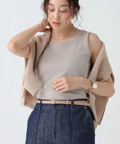 Elura（エルーラ）の「細フェイクレザーベルト/571562（ベルト・レディース・ブラック/ベージュ/ブラウン・ONE SIZE）」の15枚目の写真