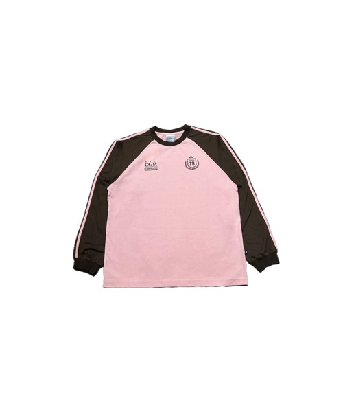 codegraphy（コードグラフィー）の「Sporty Track Long Sleeve CBEUUTL007B（Tシャツ/カットソー・メンズ・スカイブルー/ライトピンク/ホワイト・LARGE/MEDIUM/SMALL）」の3枚目の写真