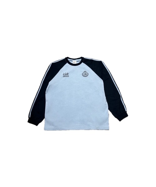codegraphy（コードグラフィー）の「Sporty Track Long Sleeve CBEUUTL007B（Tシャツ/カットソー・メンズ・スカイブルー/ライトピンク/ホワイト・LARGE/MEDIUM/SMALL）」の2枚目の写真