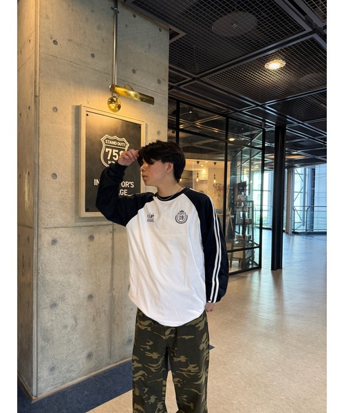 codegraphy（コードグラフィー）の「Sporty Track Long Sleeve CBEUUTL007B（Tシャツ/カットソー・メンズ・スカイブルー/ライトピンク/ホワイト・LARGE/MEDIUM/SMALL）」の10枚目の写真