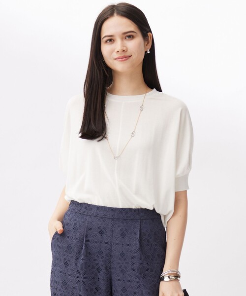 ドレーピードルマンスリーブ ニットソー