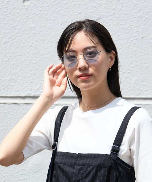 UNITED ARROWS(ユナイテッドアローズ)の「SUNCUTGlasses/UV100%CUT ボストン型 サングラス|カラーレンズ|メタルフレーム|UVカット| Zoff(サングラス・レディース・シルバー/ダークブラウン/ブラウン/ゴールド・FREE)」の11枚目の写真