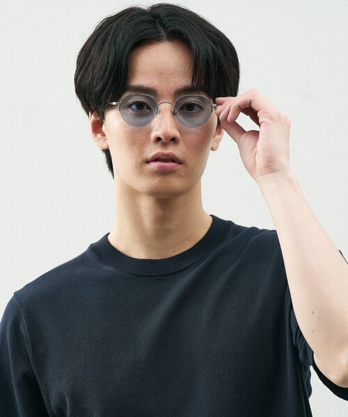 UNITED ARROWS(ユナイテッドアローズ)の「SUNCUTGlasses/UV100%CUT ボストン型 サングラス|カラーレンズ|メタルフレーム|UVカット| Zoff(サングラス・レディース・シルバー/ダークブラウン/ブラウン/ゴールド・FREE)」の14枚目の写真