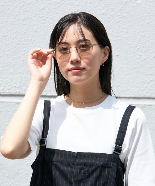 UNITED ARROWS(ユナイテッドアローズ)の「SUNCUTGlasses/UV100%CUT ボストン型 サングラス|カラーレンズ|メタルフレーム|UVカット| Zoff(サングラス・レディース・シルバー/ダークブラウン/ブラウン/ゴールド・FREE)」の22枚目の写真