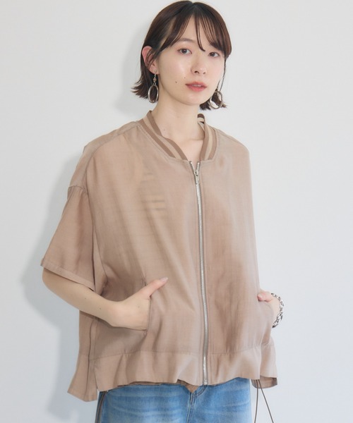新品タグ付き　Paradise Picnic　33℃　ピグメントシアーブルゾン セール】33℃ ピグメントシアーブルゾン（ブルゾン）｜Paradise