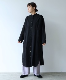 激かわ♡ブラック シャツワンピース 長袖 オータムタックシャツワンピース | PROPORTION BODY DRESSING