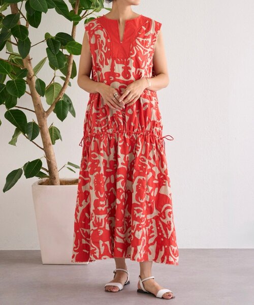 セール】IKIMONOアップリケワンピース（ワンピース）｜BEARDSLEY