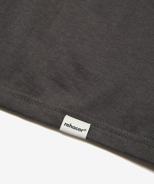 rehacer（レアセル）の「rehacer : Wind Bloom Open End T-shirt / ウインドブルーム オープンエンド Tシャツ（Tシャツ/カットソー・メンズ・ホワイト/ネイビー/スミクロ・MEDIUM/LARGE/X-LARGE/SMALL）」の4枚目の写真