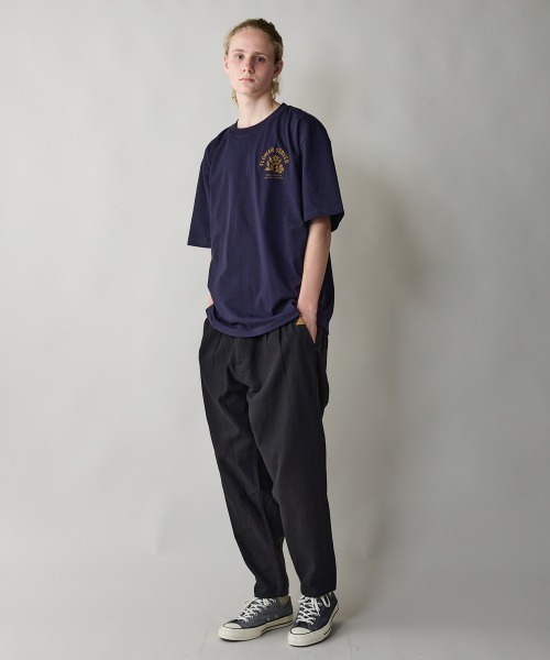 rehacer（レアセル）の「rehacer : Wind Bloom Open End T-shirt / ウインドブルーム オープンエンド Tシャツ（Tシャツ/カットソー・メンズ・ホワイト/ネイビー/スミクロ・MEDIUM/LARGE/X-LARGE/SMALL）」の9枚目の写真