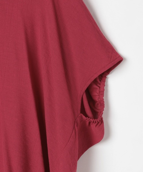 LEPSIM（レプシィム）の「スキッパードルマンチュニックSS　498446（チュニック・レディース・ブラック/オフホワイト/ブルー/レッド・FREE）」の16枚目の写真