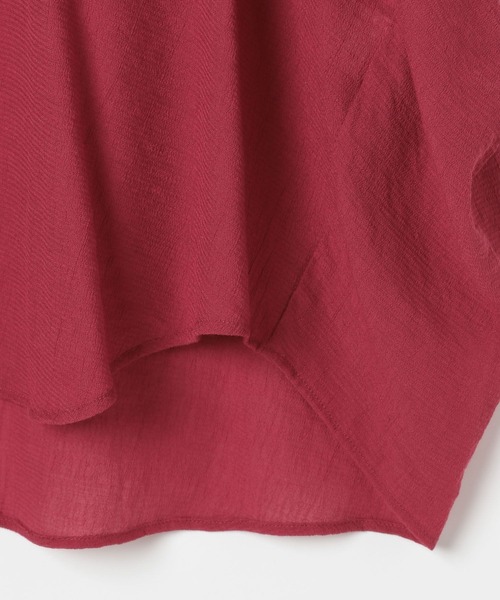 LEPSIM（レプシィム）の「スキッパードルマンチュニックSS　498446（チュニック・レディース・ブラック/オフホワイト/ブルー/レッド・FREE）」の15枚目の写真