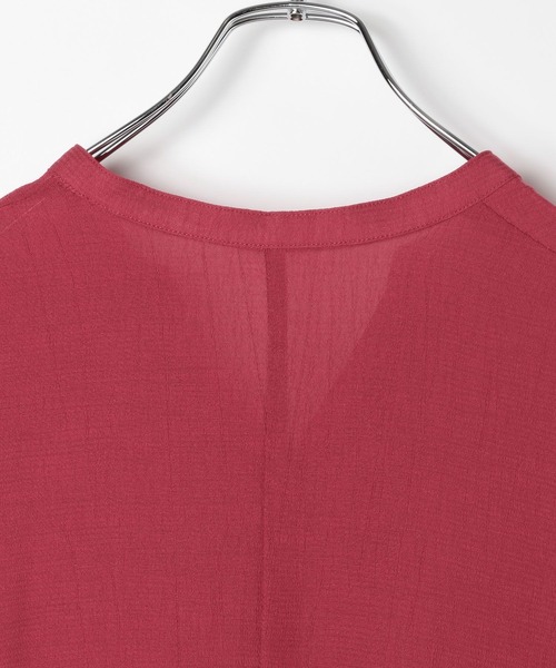 LEPSIM（レプシィム）の「スキッパードルマンチュニックSS　498446（チュニック・レディース・ブラック/オフホワイト/ブルー/レッド・FREE）」の14枚目の写真