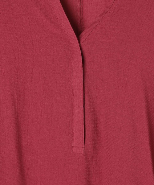 LEPSIM（レプシィム）の「スキッパードルマンチュニックSS　498446（チュニック・レディース・ブラック/オフホワイト/ブルー/レッド・FREE）」の11枚目の写真