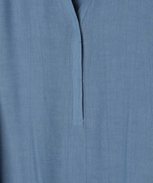 LEPSIM（レプシィム）の「スキッパードルマンチュニックSS　498446（チュニック・レディース・ブラック/オフホワイト/ブルー/レッド・FREE）」の10枚目の写真