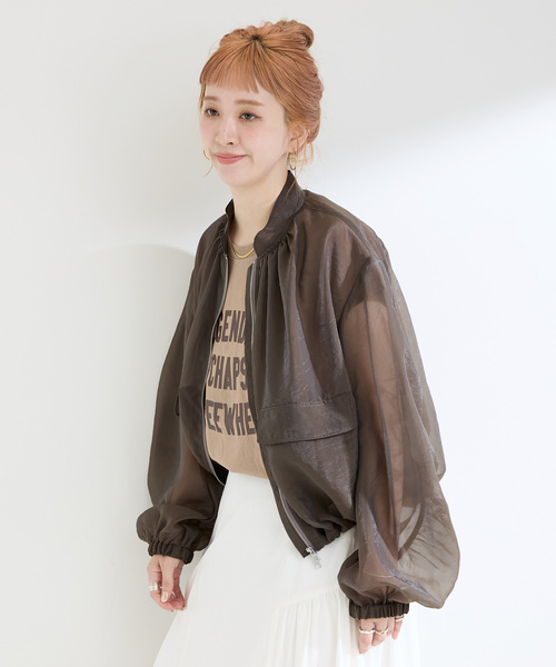 手洗い可 / A2シアーブルゾン（その他アウター）｜B.C STOCK（ベーセー