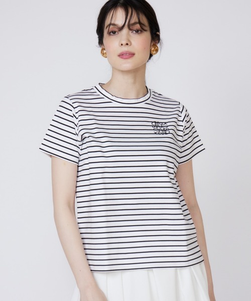 Maglie le cassetto（マーリエ ル カセット）の「LOVERコンパクトTシャツ（Tシャツ/カットソー・レディース・ブラック/その他・9号/7号）」の4枚目の写真