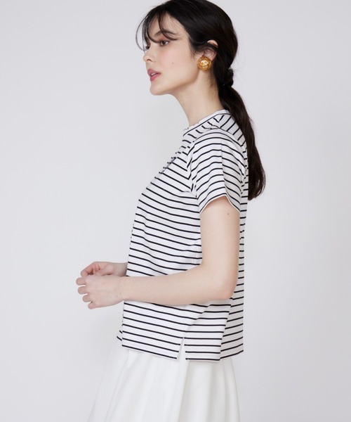 Maglie le cassetto（マーリエ ル カセット）の「LOVERコンパクトTシャツ（Tシャツ/カットソー・レディース・ブラック/その他・9号/7号）」の3枚目の写真