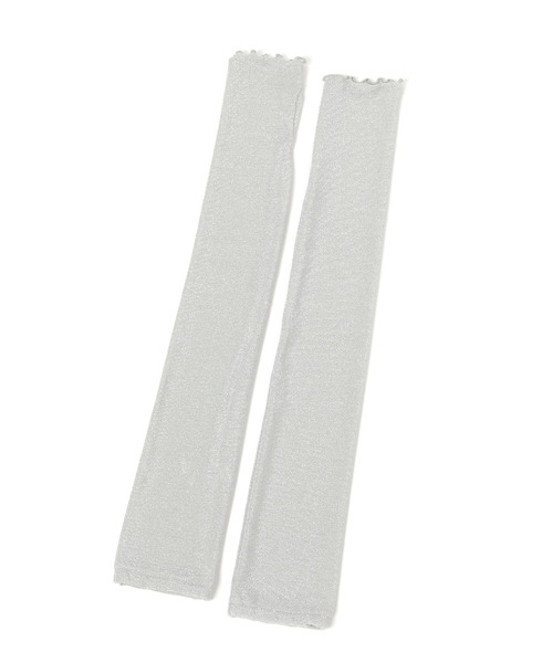 GLOBAL WORK（グローバルワーク）の「ラメUV冷感アームカバー/498364（アームカバー・レディース・ライトグレー/ブラック/ベージュ・FREE）」の3枚目の写真