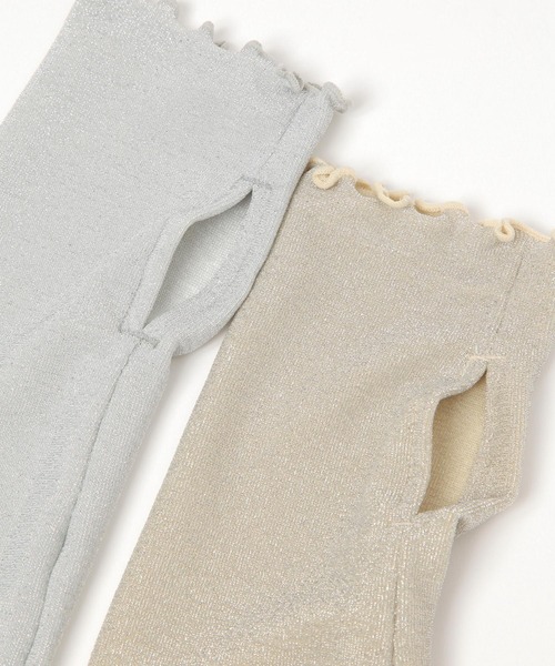 GLOBAL WORK（グローバルワーク）の「ラメUV冷感アームカバー/498364（アームカバー・レディース・ライトグレー/ブラック/ベージュ・FREE）」の7枚目の写真