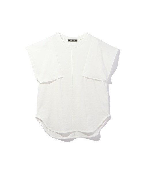 ketty(ケティ)の「フリルスリーブブラウス≪手洗い可能≫(シャツ/ブラウス・レディース・オフホワイト/ブラック・M)」の14枚目の写真