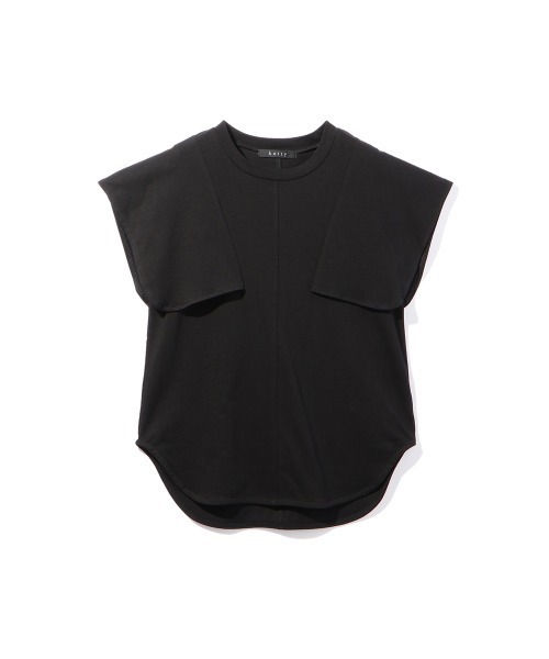 ketty(ケティ)の「フリルスリーブブラウス≪手洗い可能≫(シャツ/ブラウス・レディース・オフホワイト/ブラック・M)」の15枚目の写真