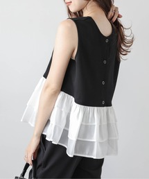 sai フリルベスト　ブラック　新品タグ付★ Frill vest（Black） – sai
