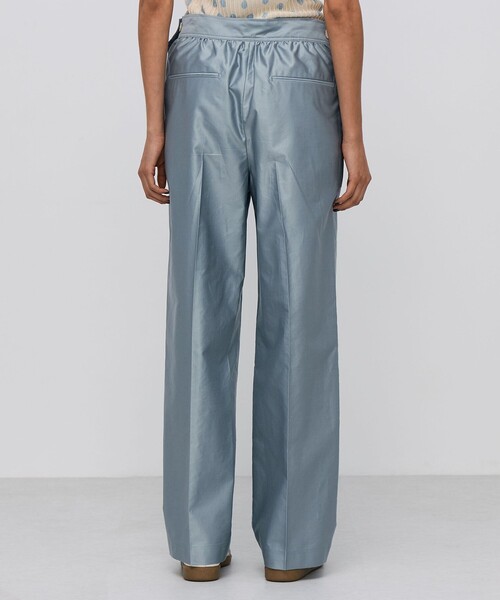 BACCA（バッカ）の「コットンバックサテン セーラーパンツ（その他パンツ・レディース・ライトブルー/ダークグリーン・34/36）」の6枚目の写真
